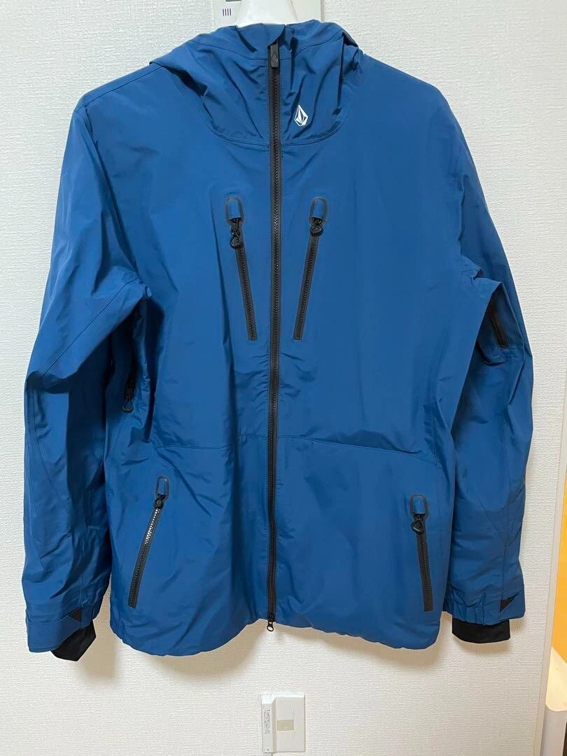 スノーボード VOLCOM TDS GORE-TEX JACKET L Volcom TDS GORE-TEX Snowboard Jacket Mens Size L Blue Winter