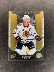 2020 Upper Deck Trilogy Hockey Jonathan Toews #34 Chicago Blackhawks