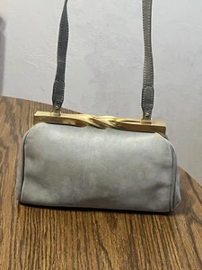 DONNA KARAN NEW YORK VINTAGE Suede Hand Bag - Picture 1 of 12