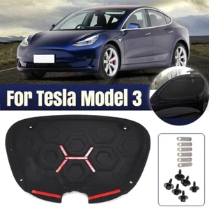 Car Hood Engine Sound Heat Insulation Cotton Pad Shield Guard For Tesla Model 3 - Bild 1 von 6