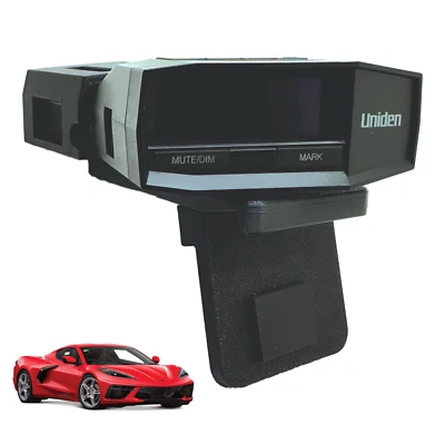 Bartallama3D Radar Holder - Uniden R8 for C8 Corvette