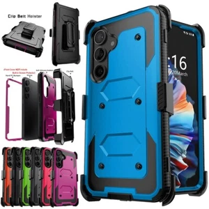 Funda de lujo a prueba de golpes resistente cubierta blanda/clip para cinturón para Samsung Galaxy S24 FE 5G - Imagen 1 de 60