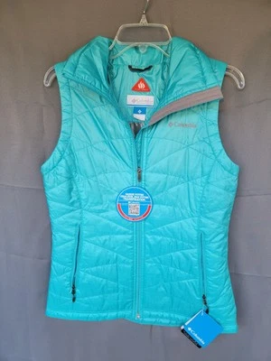 NUEVO CON ETIQUETAS - Chaleco Columbia Mighty Lite III - Mujer pequeño/verde azulado (azul) Foto 1 de 4