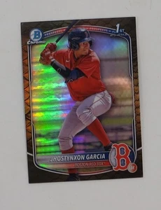 Boston Red Sox Baseball Jhostynxon Garcia Chrome Prospect MLB Rookie Bowman 1st - Picture 1 of 2