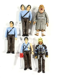 lot (x5) Evil Dead Reaction Super 7 loose Action Figure Army of Darkness - Picture 1 of 6