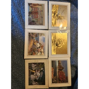 Lot of 13 Vintage English Metal Etchings Foil Print 8"x10" Historical - Picture 1 of 16