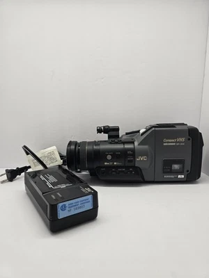 JVC GR-303 Compact VHS Camcorder – For Parts/Repair – Not Working w/ Charger - Image 1 of 4
