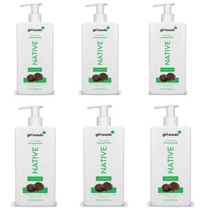 6 Stück Native Girl Scouts Thin Mints Cookies Volumen Shampoo 16,5oz - 487ml - Bild 1 von 3