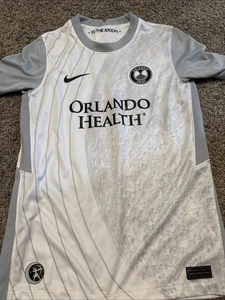 Nike to the moon white luna moon Orlando pride Orlando health jersey large youth - Picture 1 of 7