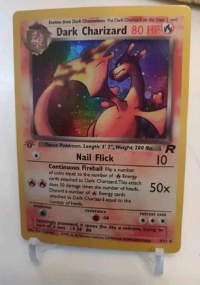 "Custom-made"High Quality,1st Ed.Dark Charizard*"Display-card"* - Image 1 of 4