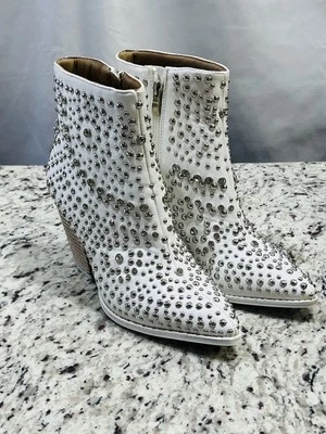 Botines Corkys Hey Girl blancos deslumbrados talla 7 Foto 1 de 3