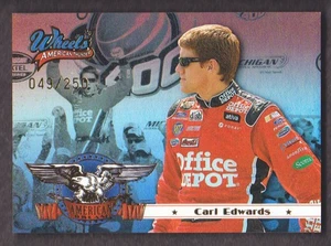 2007 Wheels American Thunder NASCAR Racing Dream Gold #AD9 Carl Edwards 049/250 - Bild 1 von 2