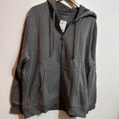 Sudadera con Capucha Tek Gear Ultrasoft Fleece Talla XL Gris Oscuro - Totalmente Nueva Foto 1 de 3