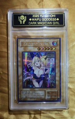 DARK MAGICIAN GIRL Yu-gi-oh! Waifu Goddess CUSTOM CARD Gold/Black Label - Image 1 of 4
