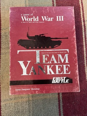 Team Yankee GDW 1983 Primera Batalla Tercera Guerra Mundial Juego de Mesa SIN PERFORAR Foto 1 de 4
