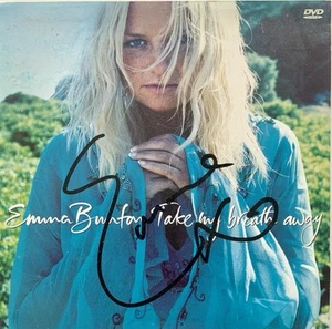 EMMA BUNTON HAND SIGNED 'TAKE MY BREATH AWAY' CD SINGLE + Postcards SPICE GIRLS - Imagen 1 de 3