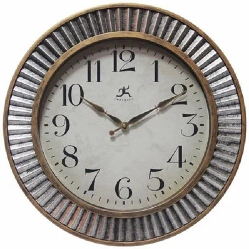 Reloj de Pared Rústico Moderno Granja Campo Cocina Cabaña Plástico Steampunk 16" Foto 1 de 4
