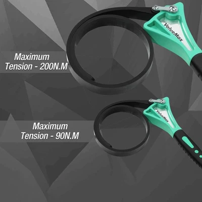 ValueMax 2 шт. набор гаечных ключей максимальный диаметр 4 дюйма и 6 дюймов регулируемый масляный фильтр гаечный ключ - Изображение 1 из 4