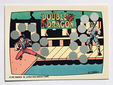 DOUBLE DRAGON STICKER NINTENDO VIDEOGAME CARD 1989 *408 SCREEN 4 OF 10