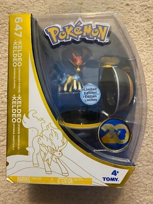 Figura Tomy Pokemon 20 Aniversario Keldeo #647 Pelota de Lujo Edición Limitada Foto 1 de 4