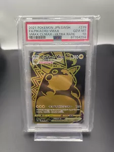 PSA 10 GEM MINT JAPANESE POKEMON 2021 PIKACHU VMAX 279/184 VMAX CLIMAX S8b - Bild 1 von 1