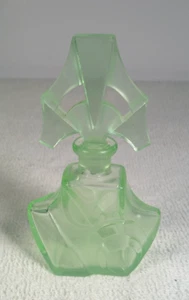Vintage Art Deco Perfume Bottle UV REACTIVE - Picture 1 of 11