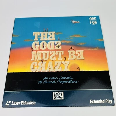 The Gods Must Be Crazy Laserdisc 1980 Movie Excellent Condition Rare Comedy Foto 1 de 2