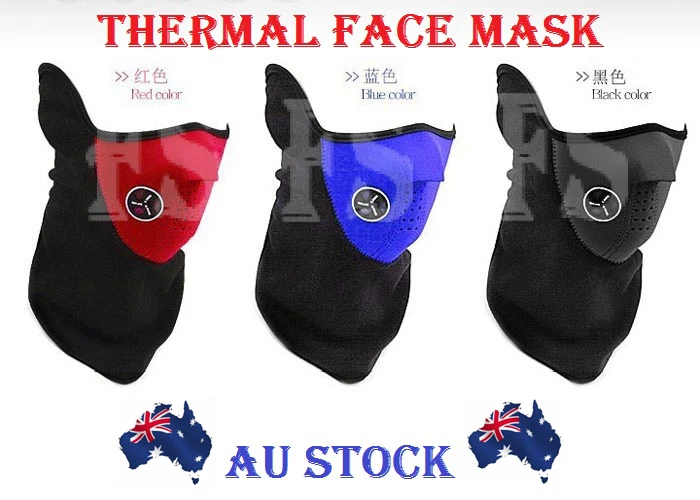 NEOPRENE FACE MASKS MOUTH MASK NECK WARM SKIING SPORTS MOTORCYCLE BIKE OUTDOOR - Image 1 of 1