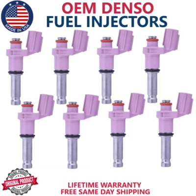 NUEVO x8 OEM DENSO INYECTORES DE COMBUSTIBLE PARA 2008-2014 Lexus IS F 5,0 L V8 #23250-31070 Foto 1 de 3