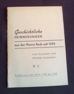 Geschichtliche Erinnerungen aus der Pfarrei Rechen seit 1595 - Nr.2 Ereignisse vom - Bild 1 von 1