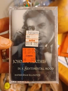 NEW- JOHNNY MATHIS a Sentimental Mood • Mathis Sings Ellington Cassette Tape - Picture 1 of 1