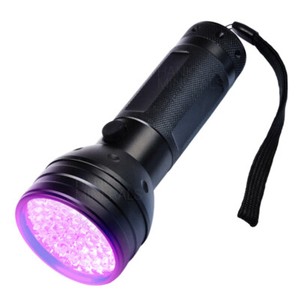 UV 51 LED Flashlight Portable Ultra Violet Blacklight 395 nM Inspection Lamp AA