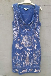 Abito da donna Goblincore Pixie Fae stampa OOAK boho hippie psytrance - Foto 1 di 17