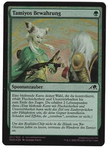 FOIL  Tamiyos Bewahrung / Tamiyo's Safekeeping  - NEON DYNASTY -  deutsch (nm +) - Bild 1 von 1