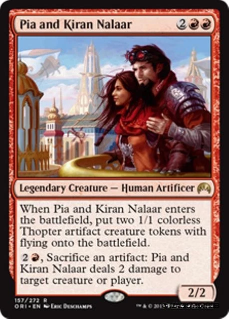 MTG - PIA AND KIRAN NALAAR - Magic Origins (R) - Image 1 of 1