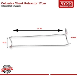 Retractor de mejillas quirúrgico SYZE Columbia 17 cm mejillas labios y lengua herramientas dentales - Imagen 1 de 2