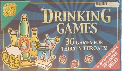 NEW/SEALED Cheatwell "Drinking Games". 36 Games for Thirsty Throats! Age 21+ - Image 1 of 2