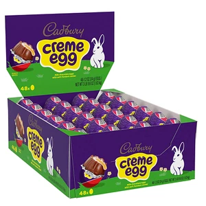 CADBURY CREME EGG Milk Chocolate Candy Easter 1.2 oz Eggs 48 Count - Picture 1 of 6