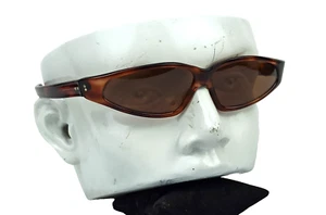 1950'S BAT-EYE SUNGLASSES VINTAGE MADE IN FRANCE MID CENTURY TORTOISE BROWN TAGS - Picture 1 of 18