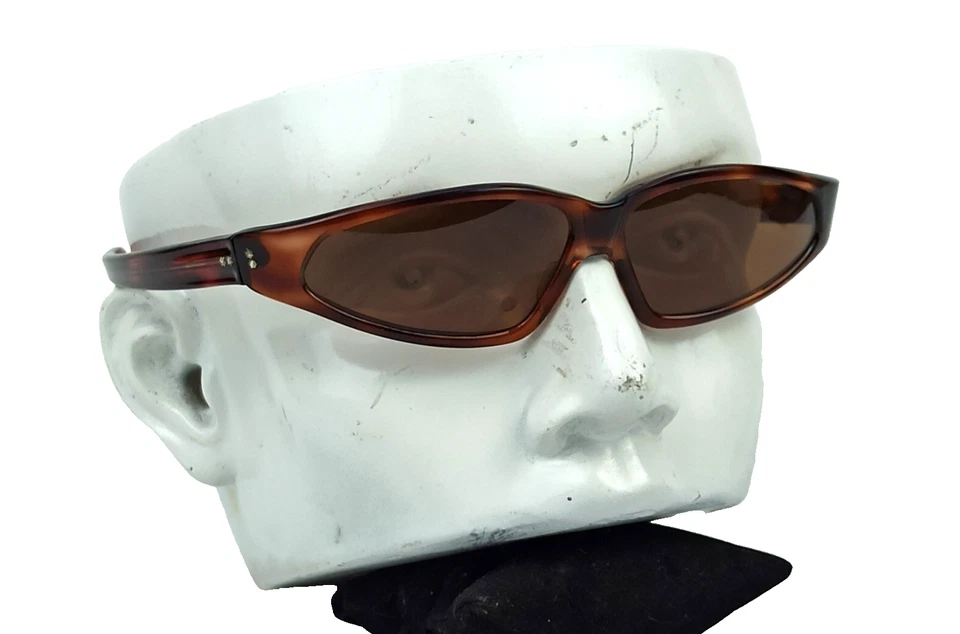 1950'S BAT-EYE SUNGLASSES VINTAGE MADE IN FRANCE MID CENTURY TORTOISE BROWN TAGS - Image 1 of 4