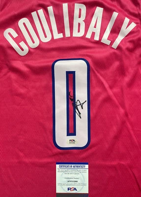 Bilal Coulibaly Signed Autographed Washington Wizards Nike Jersey PSA/DNA COA - Image 1 of 4