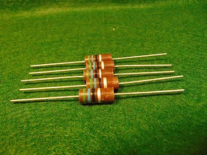 (1) 5 Pack Carbon Comp 56 OHM 2 Watt 10% Resistors NOS - Picture 1 of 1