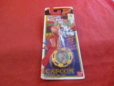 Super Street Fighter II Ryu Keychain Clip Promo SNES Era Capcom Bandai 1993 - Image 1 of 2