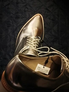 Zara Silber Lackschuhe glänzend edel 41 NEU - Bild 1 von 16