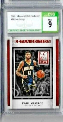 2015 -16 Panini Donruss Paul George Elite Extra Edition CSG 9   - Image 1 of 2