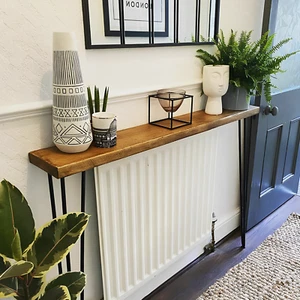 Buttermere Radiator Cover Console Table Hairpin Legs Hallway Radiator. - Picture 1 of 5