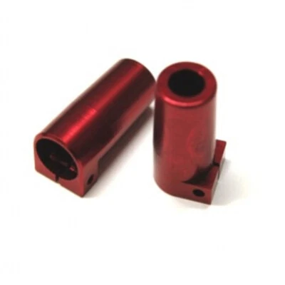 NEW STRC Aluminum Rear Lock-out Red (2) : Axial SCX10 II - Image 1 of 2