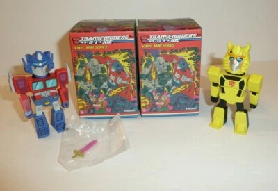 Optimus Prime Bumblebee Mystery Vinyl Mini Series Transformers Kidrobot Figures - Image 1 of 4