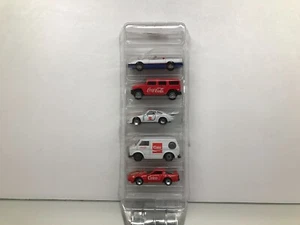 EDOCAR COCA COLA SET CHEVROLET CORVETTE+PORSCHE 911+HUMMER -3inch- GOOD IN BOX - Picture 1 of 10