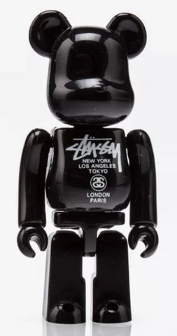 Medicom Bearbrick Stussy World Wide Tour 100%  Be@rbrick 2006     Bape Milo Nike Cover